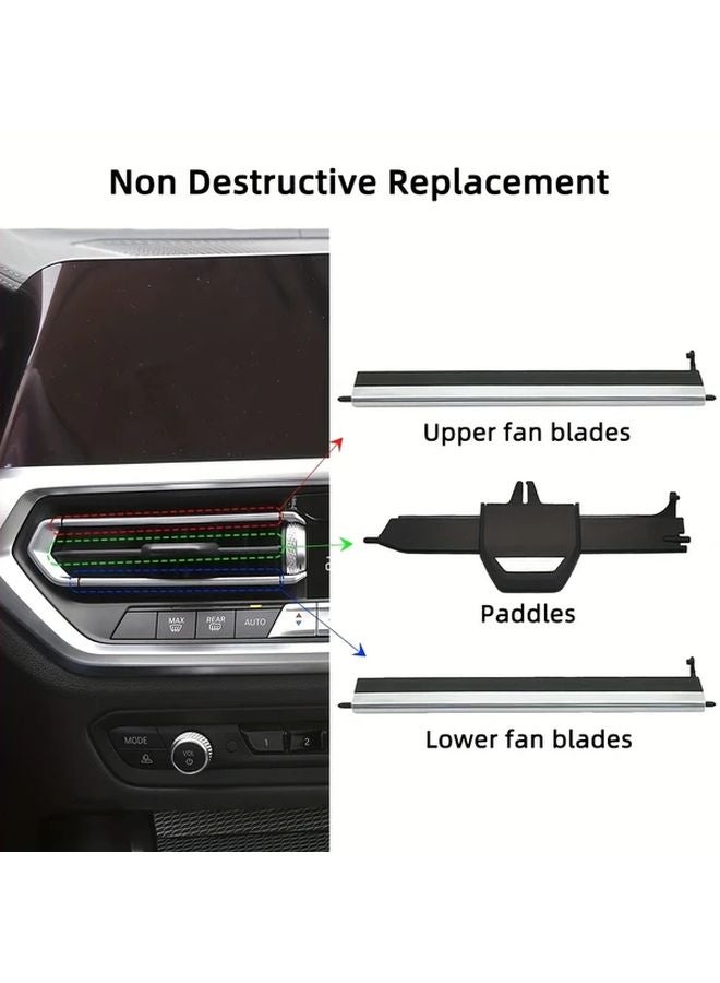 Left Air Vent Paddle Replacement Set For BMW 3 Series Z4 G20 G29 64119855415 - Image 4